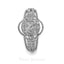 1.01CT Double Frame Diamond Engagement Ring Set in 14K White Gold - Virani Jewelers
