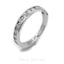 0.47CT Round Brilliant Diamond Band Ring Set in 14k White Gold - Virani Jewelers