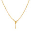 22K Yellow Gold Thin Beaded Chain (7.6gm)