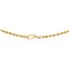 22K Yellow Gold Thin Beaded Chain (7.6gm)