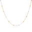 22K Yellow & White Gold Thin Beaded Chain (4.8gm)