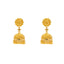 22K Yellow Gold Beaded Jhumka Earrings (12.6gm)