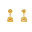 22K Yellow Gold Beaded Jhumka Earrings (12.6gm)