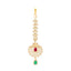 22K Yellow Gold & Gemstone Tikka (13.9gm)