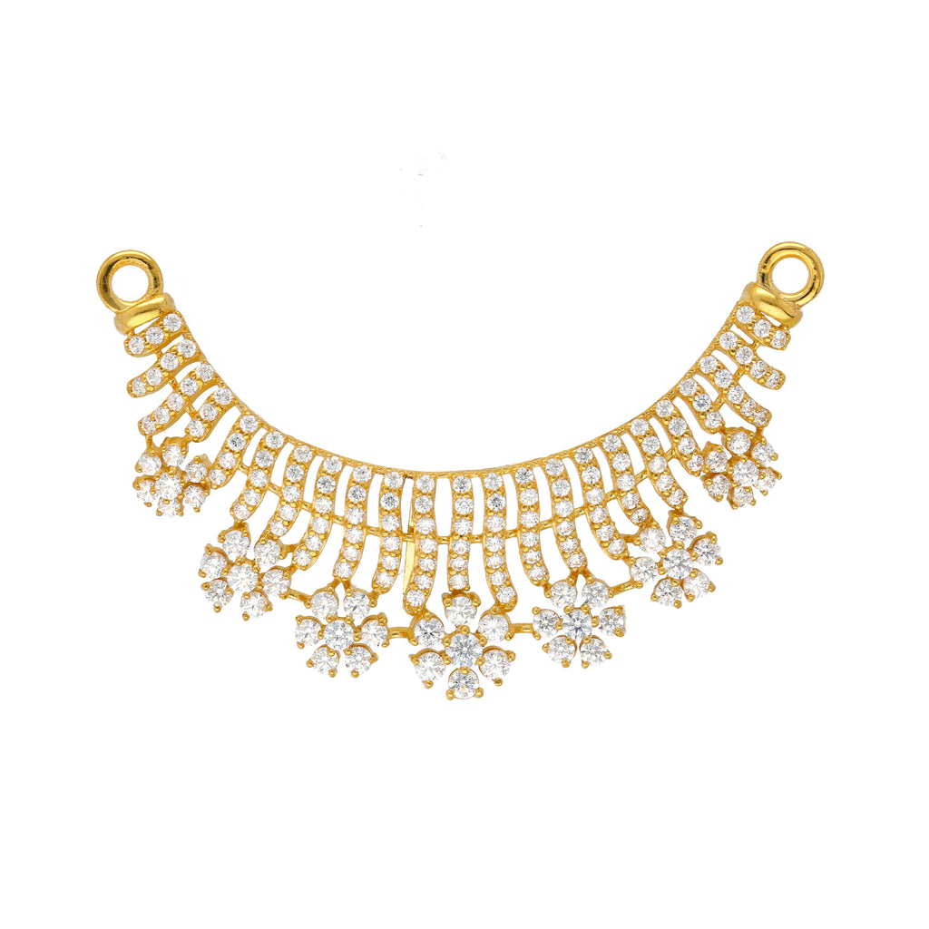 22K Yellow Gold & CZ Pendant (7.2gm) |
This stunning 22k yellow gold and cz stone pendant if the perfect accessory to wear when you wan...