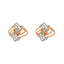 18K Multi-Tone Gold 0.84ct Diamond Pendant Set