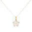 18K Multi-Tone Gold 1.61ct Diamond Pendant Set
