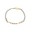 22K Multi-Tone Gold Beaded Bracelet (4.1gm)