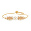 22K Multi-Tone Gold Bracelet (12.8gm)