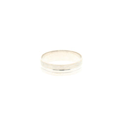 22K White Gold  5.1 Grams Classic Ring - Virani Jewelers