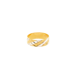 22K Gold Subtle Artisan Ring - Virani Jewelers