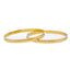 22K Yellow Gold Baby Kada Bangles Set of 2 - Virani Jewelers