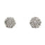 1 ct. Diamond Cluster Earrings in 14k Yellow Gold - Virani Jewelers