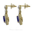 18K Multi Tone Gold Diamond Necklace & Earrings Set W/ 3.79ct VVS Diamonds, Pisces & Circle Link, & Changeable Gem Feature - Virani Jewelers