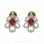2.6CT Diamond Paisley Link Necklace & Earrings Set in 18K Yellow Gold - Virani Jewelers