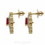 2.6CT Diamond Paisley Link Necklace & Earrings Set in 18K Yellow Gold - Virani Jewelers