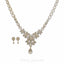5.63CT Diamond Fluer De Force Necklace & Earrings Set in 18K Yellow Gold - Virani Jewelers