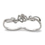 0.3CT Diamond Double Finger Ring W/ Floral Frame - Virani Jewelers