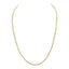 22k Two Tone Gold Layered Oval Ball Chain - Virani Jewelers