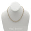 22K Multitone Gold Twisted Chain Necklace - Virani Jewelers
