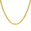 22K Yellow Gold Men's Chain W/ Rounded Pipe & Gold Ball Strands, 18" - Virani Jewelers