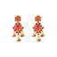 22K Gold Necklace and Earrings Set W/ Rubies - Virani Jewelers