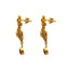 22K Yellow Gold Necklace & Earrings Set W/ Kundan, Emeralds, Rubies & Artisanal Accent Chain - Virani Jewelers