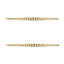 22K Gold Beaded Bracelet W/ Fish Hook Closure, Set of 2 - Virani Jewelers