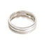 Platinum Ring Band W/ Twisted Stripes for Men - Virani Jewelers