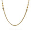 22K Yellow & White Gold Beaded Chain Necklace W/Multi Size Bead Accents - Virani Jewelers