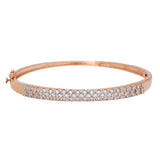 18K Rose Gold & 1.04ct Diamond Bangle (14.5gm) | 



Embrace our exquisite 18K rose gold bangle with diamonds by Virani Jewelers, a masterpiece ca...