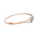 18K Rose Gold & 0.39ct Diamond Bangle (11gm) | 
Indulge in the excellence of Indian gold bangles by adorning your wrist with this 18k rose gold ...