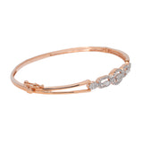 18K Rose Gold & 0.44ct Diamond Bangle (8.3gm) | 
Experience the beauty of Indian jewelry with this 18k rose gold and diamond bangle by Virani Jew...