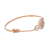 18K Rose Gold & 0.51ct Diamond Bangle (7.9gm) | 
Indulge in the splendor of Indian gold bangles with this 18k rose gold and diamond creation from...