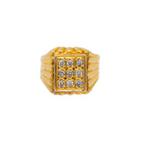18K Yellow Gold & 0.5ct Diamond Ring For Men (16.5gm) | 
This 18k yellow gold diamond ring for men from Virani Jewelers was meticulously crafted to captu...