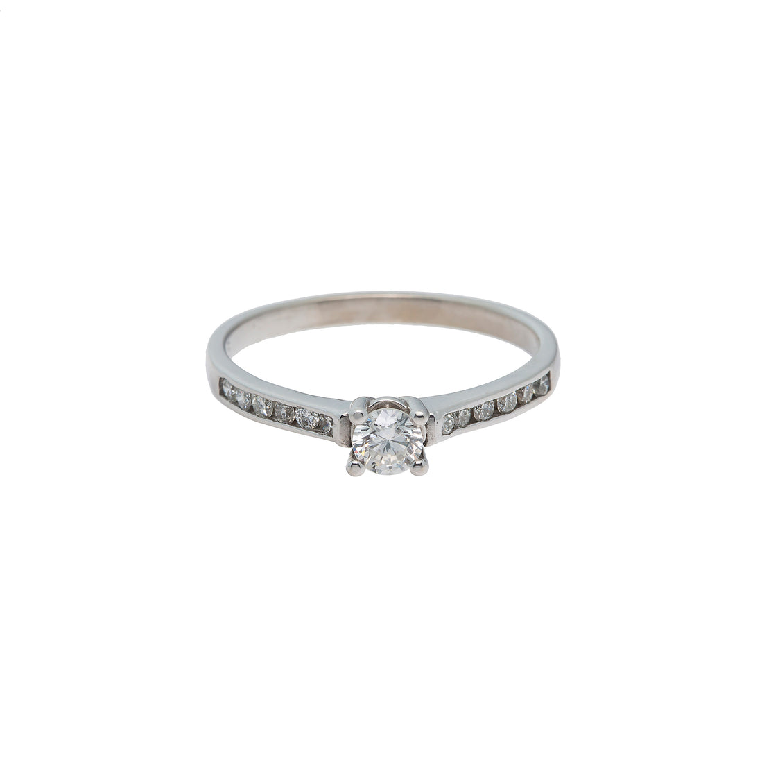 3 Carat IGI Certified Cushion Shape Lab Grown Diamond Engagement Ring | 14K  White Gold | Calista Side Stone Diamond Ring | FG-VS1-VS2 Quality Friendly  Diamonds - Walmart.com