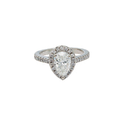 18K White Gold & 1.6ct Diamond Ring (3.1gm)