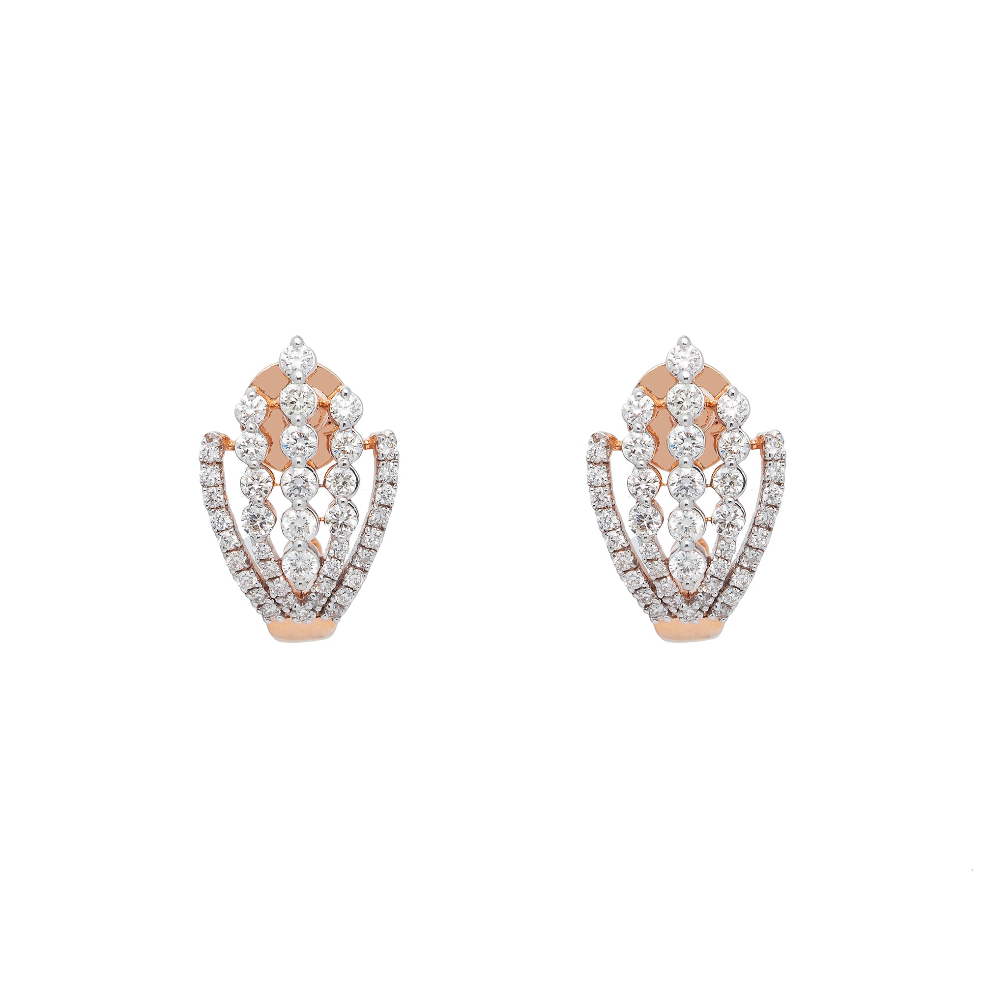 Buy Rose Gold Long Tasselled White Clover Dangler Earrings Online – The  Jewelbox
