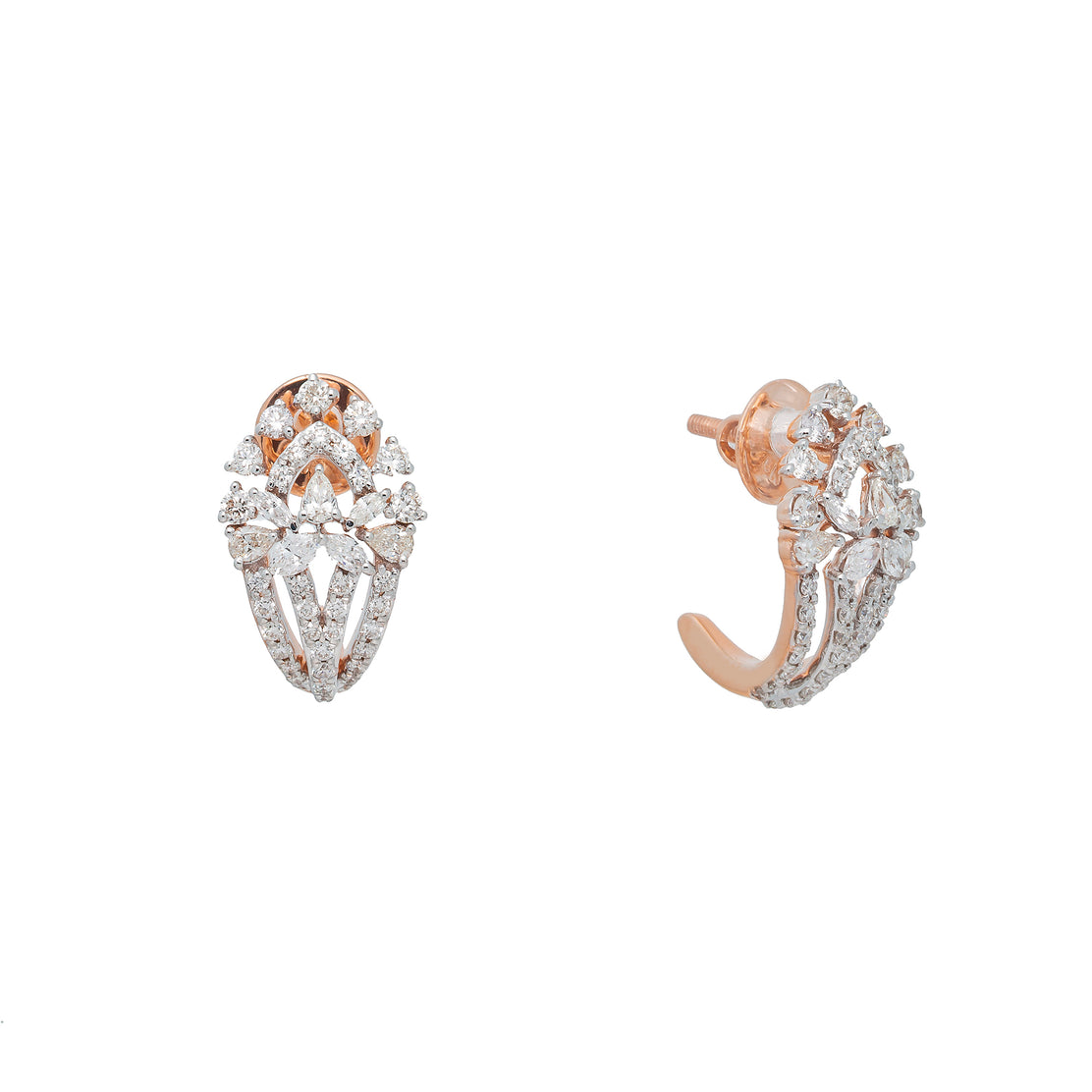 18k Real Diamond Earring JGS-2207-06352 – Jewelegance