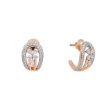 18K Rose Gold & 0.85ct Diamond Stud Earrings (6.4gm) | 
Step into a world of elegance when you wear these 18k rose gold and diamond stud earrings by Vir...