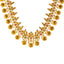 22k Yellow Gold Temple Necklace Set  w/ Gemstones (117.6gm)