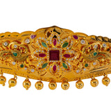 22k Yellow Gold Vaddanam Belt for Kids w/ Gems & Pearls (96.8gm) | 


Grace your little one with the majesty this gorgeous Vaddanam waist belt by Virani Jewelers.  ...