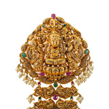 22K Antique Gold & Gemstone Temple Jada (201.8gm) | 


Experience the opulence of Indian jewelry like never before with this 22k yellow gold and gems...