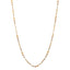 22K Multi-Tone Gold Beaded Chain (19.6gm)