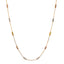 22K Multi-Tone Gold Beaded Chain (21.2gm)