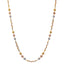 22K Multi-Tone Gold Beaded Chain (28.2gm)