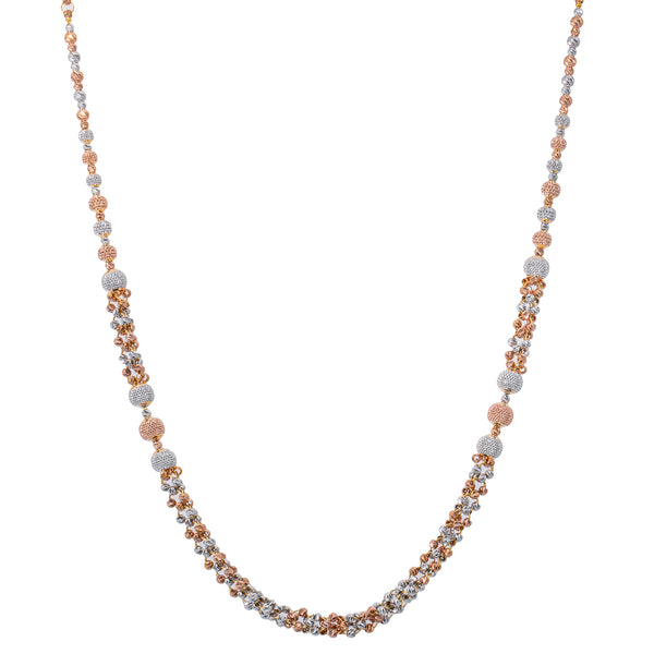 22K Multi-Tone Gold Beaded Necklace Set (51.8gm) | 


Elevate your ensemble with Virani Jewelers' exquisite 22k multi-tone gold beaded necklace set....