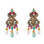 22K Antique Gold, Ruby, Pearl & Emerald Temple Jewelry Set (70.2gm)