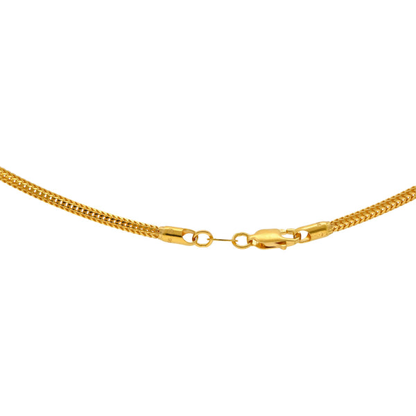 22K Yellow Gold 20in Chain(22.9 gm) | Wear this classic 22k yellow gold chain alone or pair it with your favorite Indian gold pendant f...