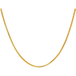 22K Yellow Gold 18 inches Chain(15.5 gm)